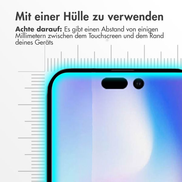 Accezz Displayschutz 2er-pack aus gehärtetem Glas Apple iPhone 14 Pro