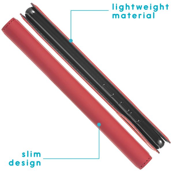 imoshion Slim Folio Klapphülle iPhone SE (2022 / 2020) / 8 / 7 - Rot