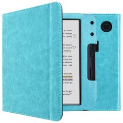 imoshion Vegan Leather Klapphülle Kobo Libra Colour - Hellblau