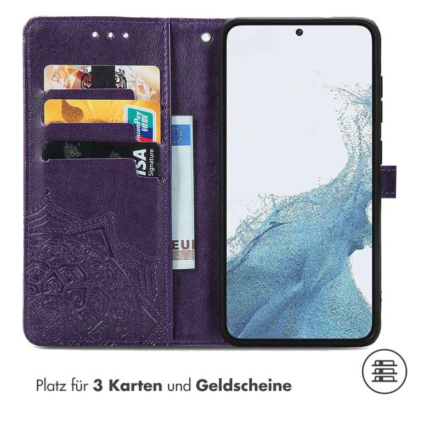 imoshion Mandala Klapphülle für das Samsung Galaxy S23 - Violett