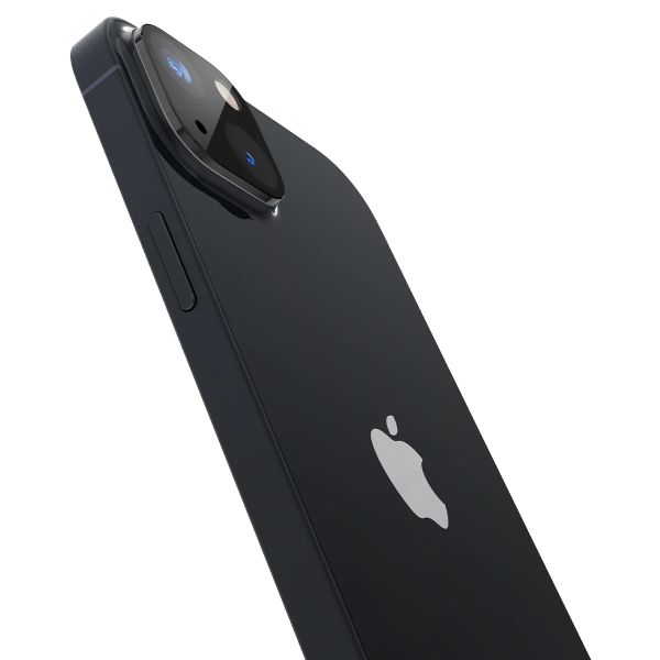 Spigen GLAStR Kameraprotektor aus Glas 2er-Pack für das Apple iPhone 14 / 14 Plus - Schwarz