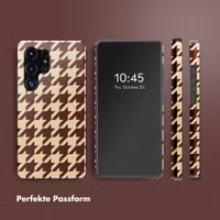 Selencia Vivid Back Cover Samsung Galaxy S25 Ultra - Pied-de-Poule