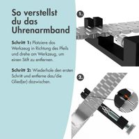 imoshion Premium Smartwatch Armband toolkit– Verkürzer für Smartwatch- / Uhrenarmband – Schwarz