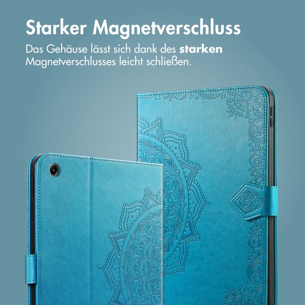 imoshion Mandala Klapphülle Samsung Galaxy Tab A11 Plus - Türkis