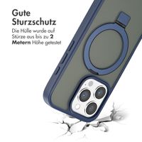 Accezz Ring Stand Backcover mit MagSafe Apple iPhone 16 Pro Max - Blau