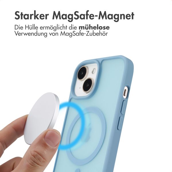 imoshion Color Guard Back Cover mit MagSafe für das iPhone 15 - Hellblau