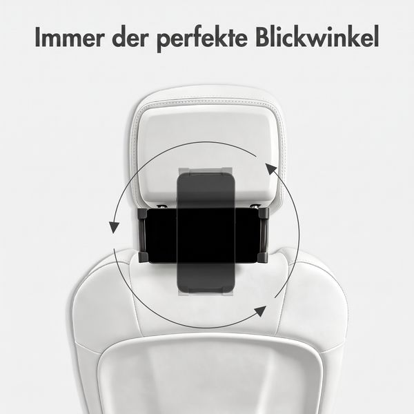 imoshion Kopfstützen-Tablethalter für das Auto - Schwarz