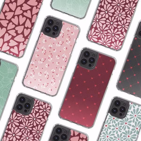 imoshion Design Hülle Apple iPhone 12 (Pro) - Berries Blush