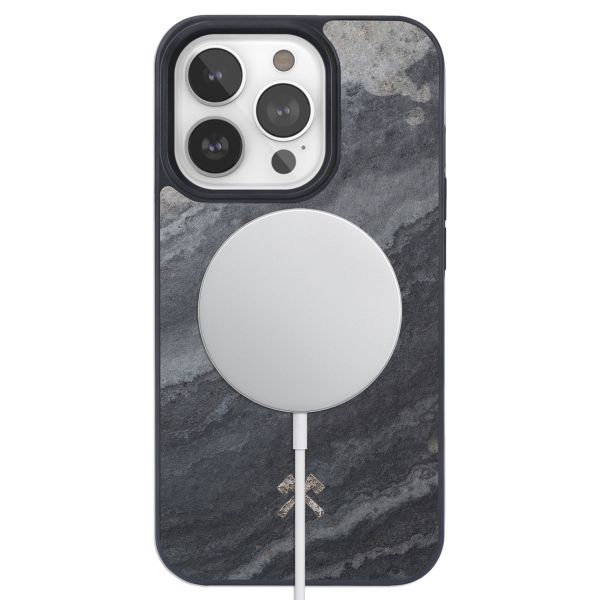 Woodcessories Bumper Case MagSafe Apple iPhone 15 Pro Max - Camo Gray Black