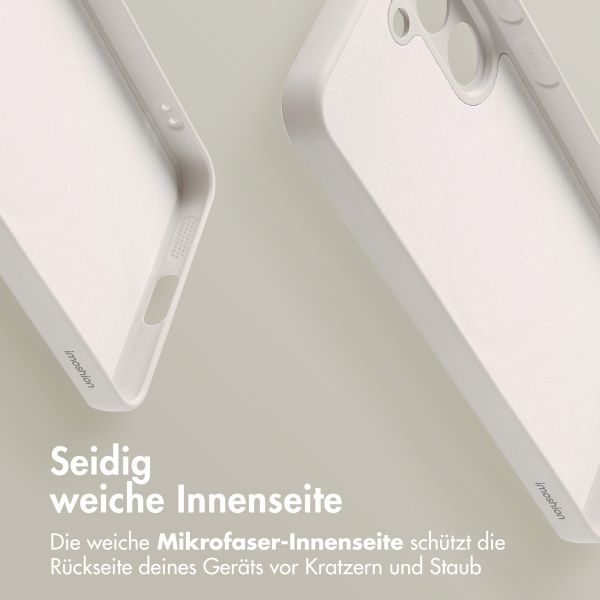 imoshion Color Back Cover mit MagSafe für das Samsung Galaxy S25 - Beige