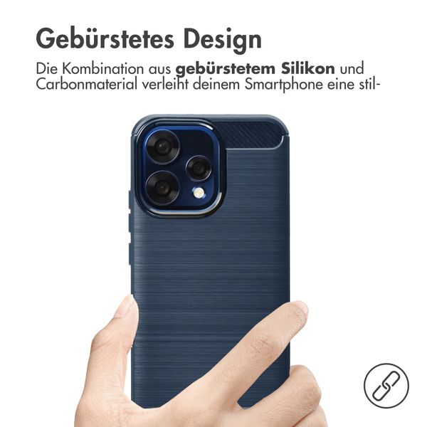 imoshion Brushed Back Cover Oppo Reno15 (5G) - Dunkelblau