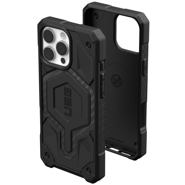 UAG Monarch Backcover für das Apple iPhone 16 Pro Max - Carbon Fiber