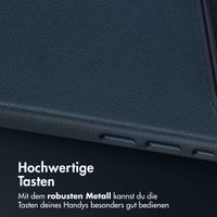 Accezz MagSafe Leather Backcover Apple iPhone Air - Nightfall Blue