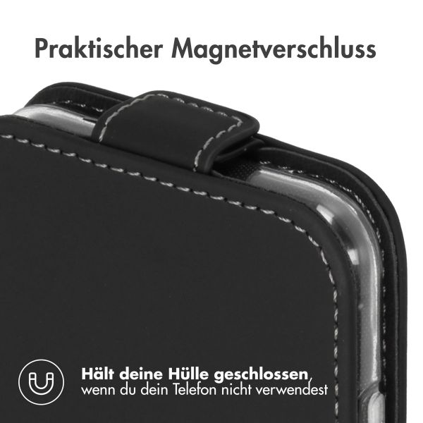 Accezz Flip Case Apple iPhone SE (2022 / 2020) / 8 / 7 - Schwarz