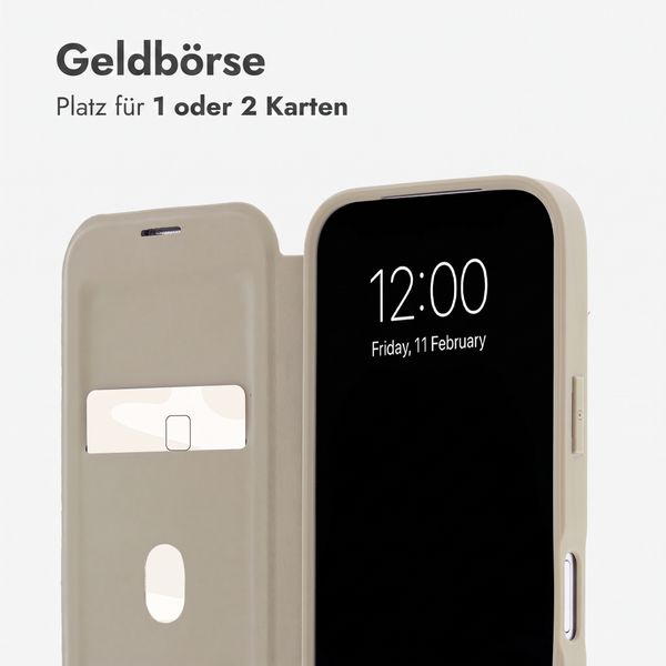 imoshion Transparente Bookcase mit MagSafe Apple iPhone 18 Pro Max / 17 Pro Max - Beige