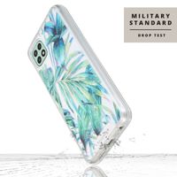 Selencia Zarya Fashion-Backcover mit zuverlässigem Schutz für das Samsung Galaxy A22 (5G) - Jungle Leaves