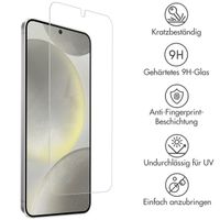 Accezz Screen Protector aus gehärtetem Glas für das Samsung Galaxy S24 - Transparent