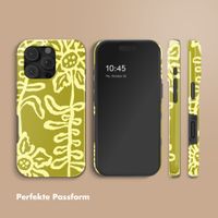 Selencia Vivid Back Cover Apple iPhone 16 Pro - Chalky Bloom
