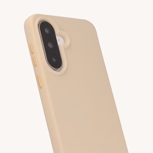 Selencia Rivièra Backcover mit MagSafe mit abnehmbaren Haken Samsung Galaxy A36 / A56 - Milky Latte