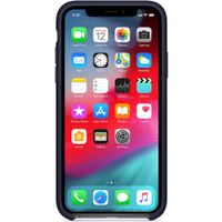 Apple Silikon-Case Dunkelblau für das iPhone Xs / X