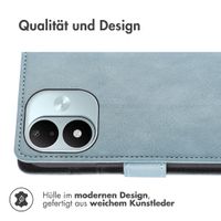 imoshion Luxuriöse Klapphülle Xiaomi Redmi Note 17 (5G) - Hellblau