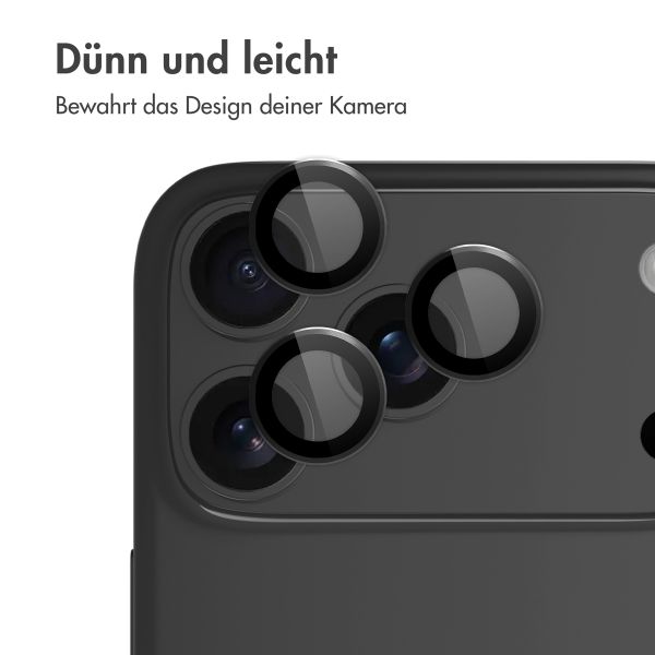 imoshion 2er Pack Kameraobjektivschutz für das Apple iPhone 17 Pro / 17 Pro Max - Schwarz