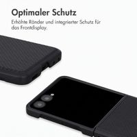Accezz Grid Backcover Samsung Galaxy Z Flip 8 - Schwarz