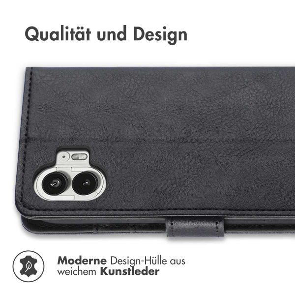 imoshion Luxuriöse Klapphülle Nothing Phone (2) - Schwarz