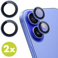 imoshion 2er-Pack Objektivschutz für Kamera für das Apple iPhone 16 / 16 Plus - Ultramarine