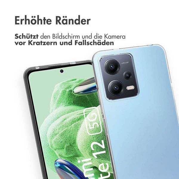 Accezz TPU Clear Cover für das Xiaomi Redmi Note 12 (4G) - Transparent