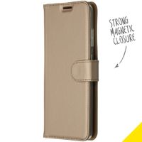 Accezz Wallet TPU Klapphülle Gold für das Samsung Galaxy S20 Ultra