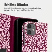 imoshion Design Klapphülle Apple iPhone 12 (Pro) - Bloom Love Blush