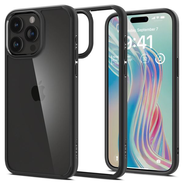 Spigen Ultra Hybrid™ Case für das iPhone 15 Pro - Matte Black