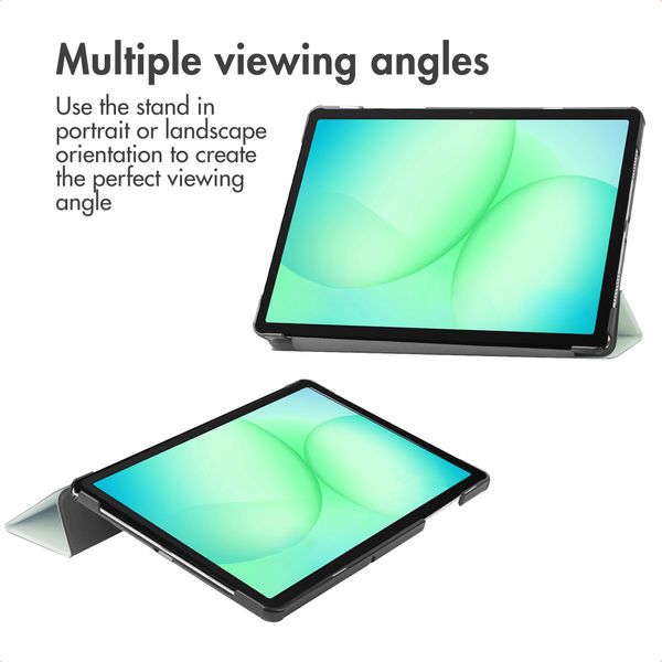imoshion Trifold Klapphülle Samsung Galaxy Tab A11 Plus - Hellgrün