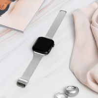 imoshion Milanaise Faltarmband für Apple Watch Series 1 t/m 9 / SE (38/40/41 mm) | Series 10 / 11 (42 mm) - Silber