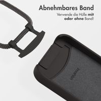 imoshion Color Backcover mit abnehmbarem Handykette und MagSafe Apple iPhone 15 Pro Max - Black Coffee