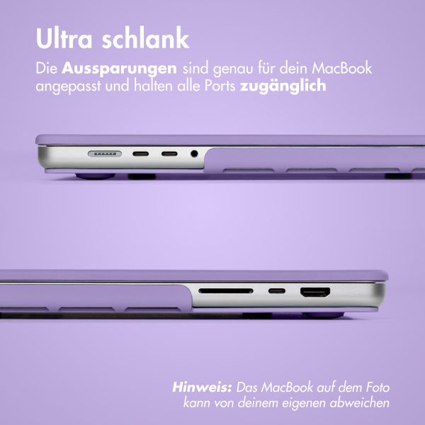 imoshion Hard Cover für das MacBook Pro 14 Zoll (2021 / 2023 M3 chip / 2024 M4 chip) - A2442 / A2779 / A2918 / A3112 / A3185 / A3401 - Lavender Lilac