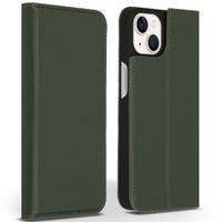 Accezz Premium Leather Slim Klapphülle für das Apple iPhone 13 - Grün