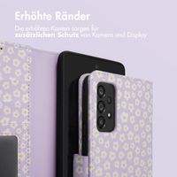 imoshion Design Klapphülle Samsung Galaxy A53 - White Daisy