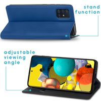 imoshion Slim Folio Klapphülle Samsung Galaxy A51 - Dunkelblau