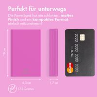 imoshion Ultra Series Powerbank 10.000 mAh - Hot Pink