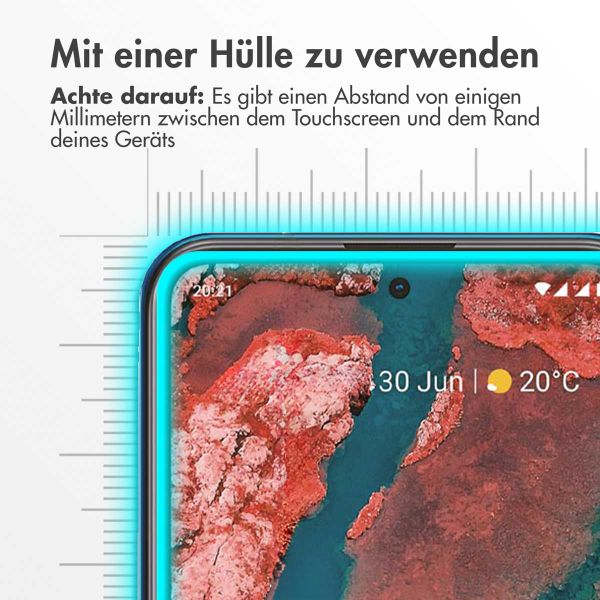 Accezz Screen Protector aus gehärtetem Glas Nokia X10 / X20