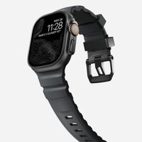 Nomad Rocky Point Armband für das  Apple Watch Series 1 t/m 11 / SE / Ultra (44/45/46/49 mm) - Storm / Black