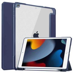imoshion Trifold Hardcase Klapphülle Apple iPad 9 (2021) 10.2 Zoll / iPad 8 (2020) 10.2 Zoll / iPad 7 (2019) 10.2 Zoll - Dunkelblau