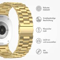 imoshion Edelstahlarmband für das  Samsung Galaxy Watch 8 (40/44mm) / Classic (46mm) - Gold