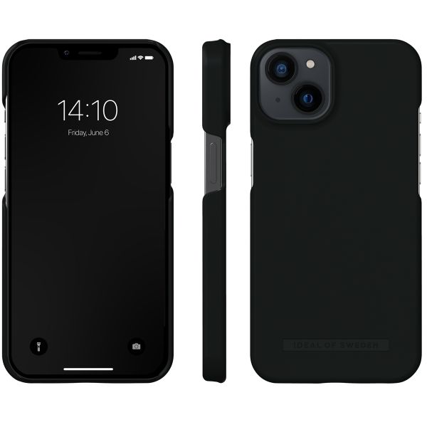 iDeal of Sweden Seamless Case Back Cover für das iPhone 14 - Coal Black