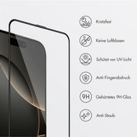 Accezz Gehärteter Glas-Schutz + Applikator Apple iPhone 16 Pro