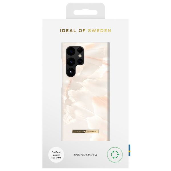 iDeal of Sweden Fashion Back Case für das Samsung Galaxy S23 Ultra - Rose Pearl Marble