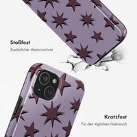 Selencia Vivid Rückabdeckung mit MagSafe Apple iPhone 15 - Stars Plum Lilac