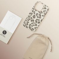 Selencia Sabi Backcover Leopardenmuster mit MagSafe Apple iPhone 16 Pro - Soft Ivory